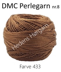 DMC Perlegarn nr. 8 farve 433